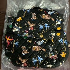 New Vera Bradley Harry Potter, ditsy friends at Hogwarts backpack mini.